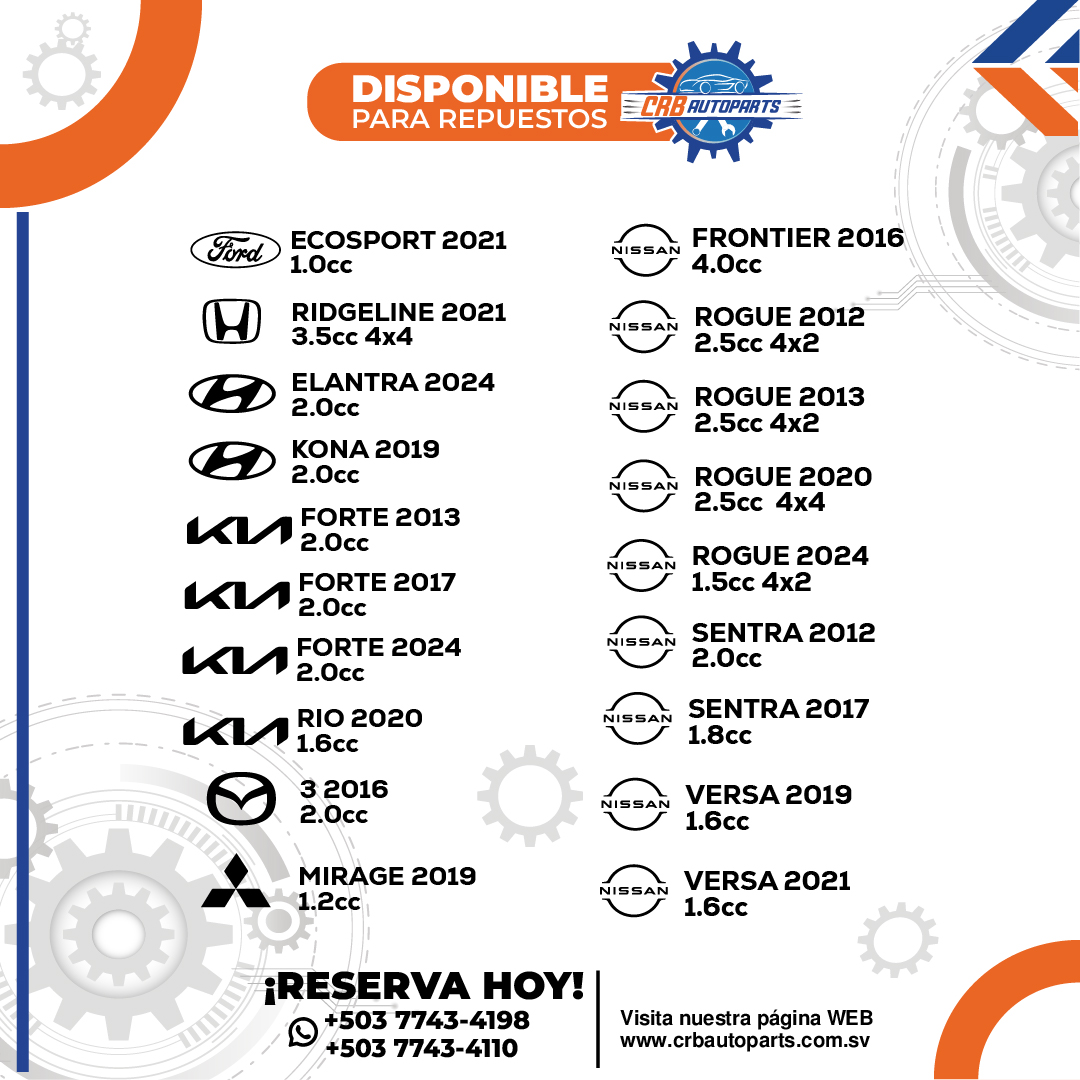 Cartelera de contenedor 114 - CRB Autoparts - El Salvador
